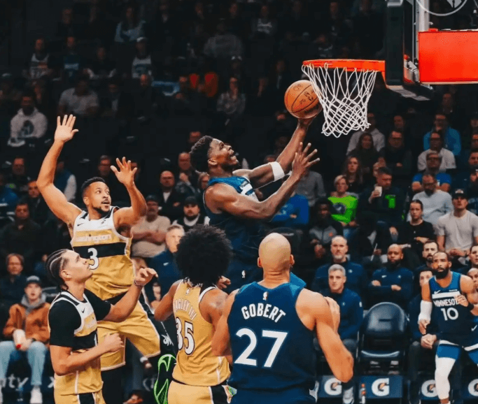 Los Timberwolves derrotaron fácilmente a los Wizards, propinándoles su duodécima derrota consecutiva