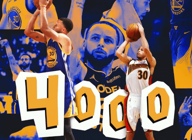 Los Warriors triunfan a lo grande: Curry marca un récord histórico con 4000 triples