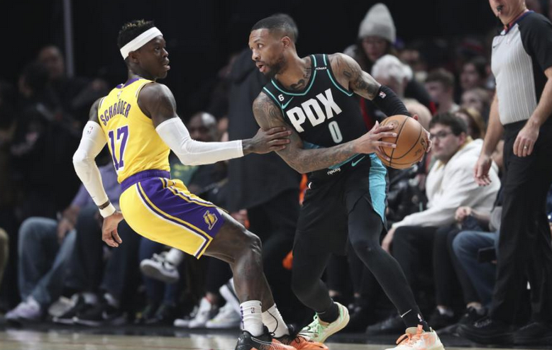 Los Blazers vencen a los Lakers con facilidad